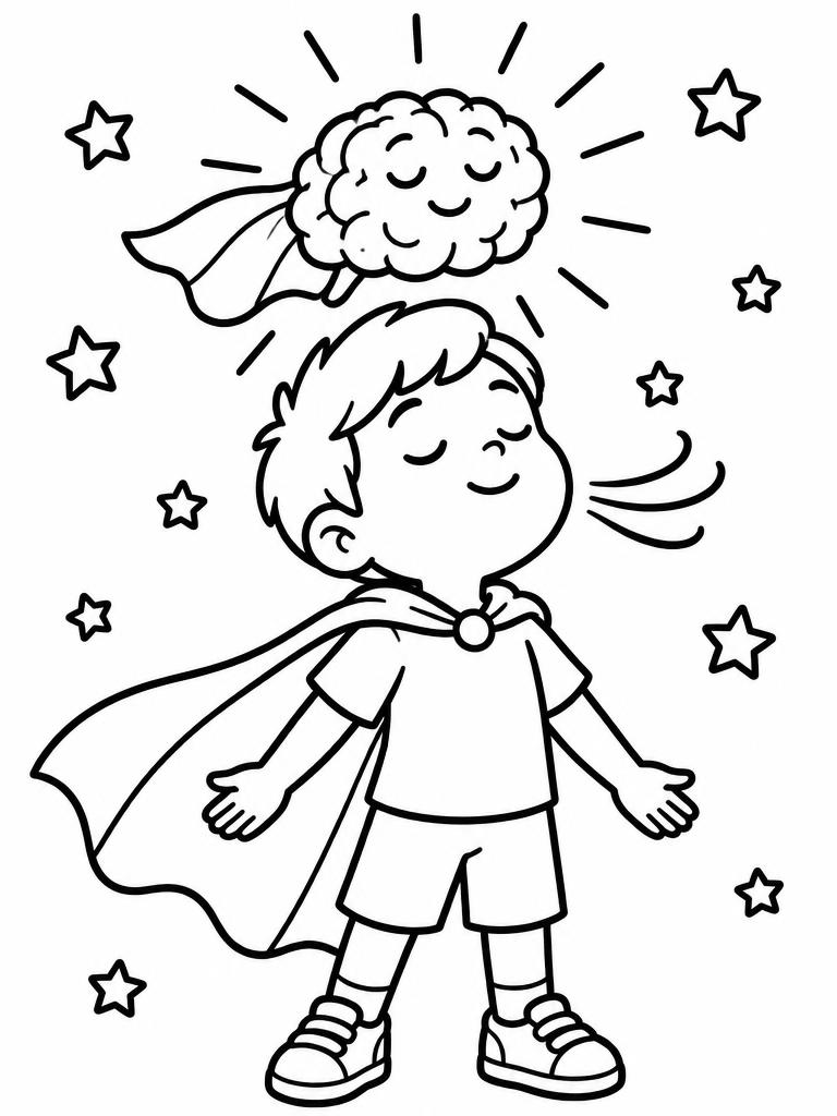 Free printable adhd coloring page for kids 1