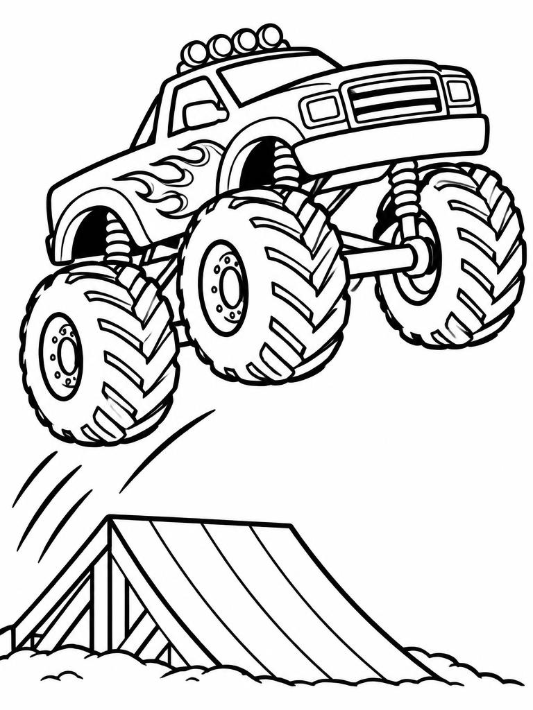 Free printable cars coloring page for kids 2